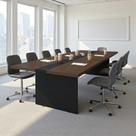 Mesa de Reunião Premium Escritório 3,60m 8 Lugares