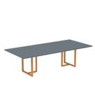 Mesa de Reunião Retangular 200x90cm Mr2000p25tub