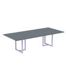Mesa de Reunião Retangular 200x90cm Mr2000p25tub