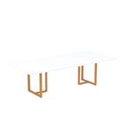 Mesa de Reunião Retangular 200x90cm Mr2000p25tub Mesa de Reunião Retangular 200x90cm Mr2000p25tub