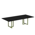 Mesa de Reunião Retangular 200x90cm Mr2000p25tub Mesa de Reunião Retangular 200x90cm Mr2000p25tub