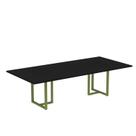 Mesa de Reunião Retangular 200x90cm Mr2000p25tub