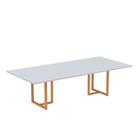 Mesa de Reunião Retangular 200x90cm Mr2000p25tub