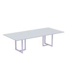 Mesa de Reunião Retangular 200x90cm Mr2000p25tub