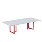 Mesa de Reunião Retangular 200x90cm Mr2000p25tub Mesa de Reunião Retangular 200x90cm Mr2000p25tub