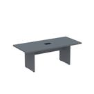 Mesa de Reunião Retangular com Power Box 200x90cm Mr2000pe40