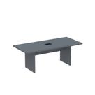 Mesa de Reunião Retangular com Power Box 200x90cm Mr2000pe40 Mesa de Reunião Retangular com Power Box 200x90cm Mr2000pe40