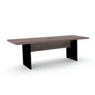 Mesa de Reunião Retangular Pé Painel com Power Box 200x90cm Mesa de Reunião Retangular Pé Painel com Power Box 200x90cm