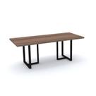 Mesa de Reunião Retangular Pés em Aço 200cmx90cm PE40 Mesa de Reunião Retangular Pés em Aço 200cmx90cm PE40