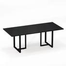 Mesa de Reunião Retangular Tubular P25 Pandin 2,6 M Preto Mesa de Reunião Retangular Tubular P25 Pandin 2,6 M Preto