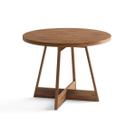 Mesa de Sala Jantar Átria 1594 Redonda Aço c/Tampo Madeirado Redondo 100cm Nogal/Freijo Rose - Carraro Mesa de Sala Jantar Átria 1594 Redonda Aço c/Tampo Madeirado Redondo 100cm Nogal/Freijo Rose - Carraro