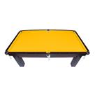 Mesa de Sinuca/Bilhar Black & Yellow Semioficial 2,20x1,20m Dinâmica Diversões