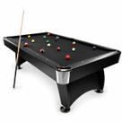 Mesa de Sinuca Bilhar Profissional MDF Ahead Sports Acabamento Laminado Black