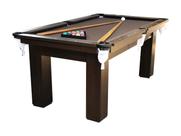 Mesa de Sinuca Bilhar Snooker Engers RM2 - Tampo Ultra Tecido Chocolate - Bilhares Engers