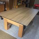 Mesa de Sinuca e Jantar Diver Madeira Maciça Carlin Bilhares Superfície em Pedra de Ardósia 20mm 2,20 x 1,20 Cerejeira Tecido Verde