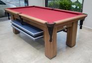 Mesa de Sinuca Vintage com Tampo de Ping Pong - 2,34x1,34