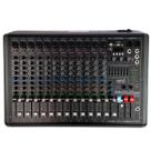 Mesa de som 13 canais controlador de som mesa dj solo line 2aux 7eq 99dsp mxsolo2ux13
