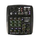 Mesa De Som 4 Canais CMX4C Preto - CUSTOM SOUND