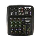 Mesa De Som 4 Canais CMX4C Preto - CUSTOM SOUND