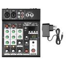 Mesa De Som 4 Canais Com Bluetooth USB MP3 Player Display Saída Para Gravação SKF4BT Skypix