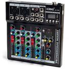 Mesa de som 4 canais USB e Bluetooth LE-708 Lelong