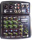 Mesa de Som 4 Canal com Efeito Bluetooth Mixer - Custom Sound
