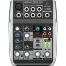 Mesa de Som 5 Canais Balanceados (1 XLR + 4 P10) c/ USB / Phan Xenyx Q 502 USB Behringer - Behringer
