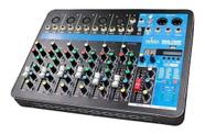 Mesa De Som 7 Canais 24 Efeitos Usb Bluetooth Nag-7dsp Mxt