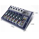 Mesa de Som 7 Canais Efeito Profissional Ideal Para Igreja Alta Qualidade F7USB