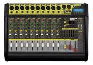 Mesa de Som Amplificada 10 Canais Skp Vz-100 Biv 500w Rms Bluetooth