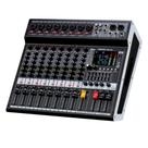 Mesa de som amplificada BOMGE PMX-802B 8 canais 2x400W USB Bluetooth