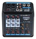 Mesa De Som Bluethooth Efeito Phantom Power 4 Canais Lyco