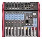 Mesa De Som Bluetooth Soundvoice 6 Canais Ms602 Eux 127/220v
