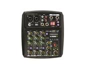 Mesa De Som C/ Interface Custom Sound Cmx4C Bk Bluetooth Usb