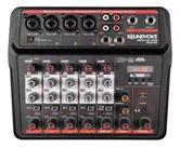 Mesa De Som Compacta Bluetooth Soundvoice Mc6-bt 6 Canais