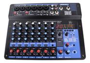 Mesa De Som Compacta Solus Click8 8 Canais 127/220v