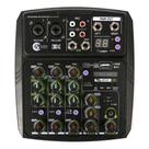 Mesa de Som Custom Sound CMX 4C Bt Usb Interface Preto Bivolt