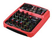 Mesa de Som Custom Sound CMX 4C USB BT - com Interface de Áudio
