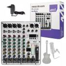 Mesa De Som Estúdio 6 Canais Com Bluetooth Para Live E Podcast Mxt