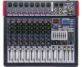 Mesa de som lyco 8 canais 2 auxiliares usb lmg0802