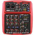 Mesa De Som Mixer Novik NVK106BT Bluetooth USB Efeitos