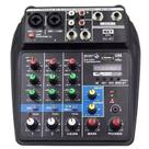 Mesa de Som Profissional 4 Canais com Bluetooth Usb e Equalizador MX4BT MXT Mesa de Som Profissional 4 Canais com Bluetooth Usb e Equalizador MX4BT MXT