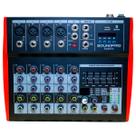 Mesa de som soudpro 6 canais sv60fx c/ bluetooth