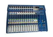Mesa de som Soundcraft MI-16 + interface de áudio 16 canais
