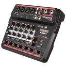 Mesa de Som Soundvoice MC6 com Bluetooth USB EFX e Interface USB