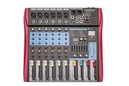 Mesa de som soundvoice ms602 6 canais eux c/ usb / efeito / eq gráfico
