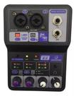 Mesa de som waldman 2 canais interface podcast 2.0