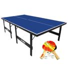Mesa de Tênis de Mesa com Tampo em MDP 15mm e Kit Jogo - Klopf - Cód. 1005