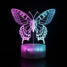 Mesa de toque de duas cores Night Light 3D Animal RGB 22x15x6cm