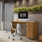 Mesa de Trabalho Home Office Studio c/ Gaveteiro e Suporte para CPU - Imbuia Mesa de Trabalho Home Office Studio c/ Gaveteiro e Suporte para CPU - Imbuia